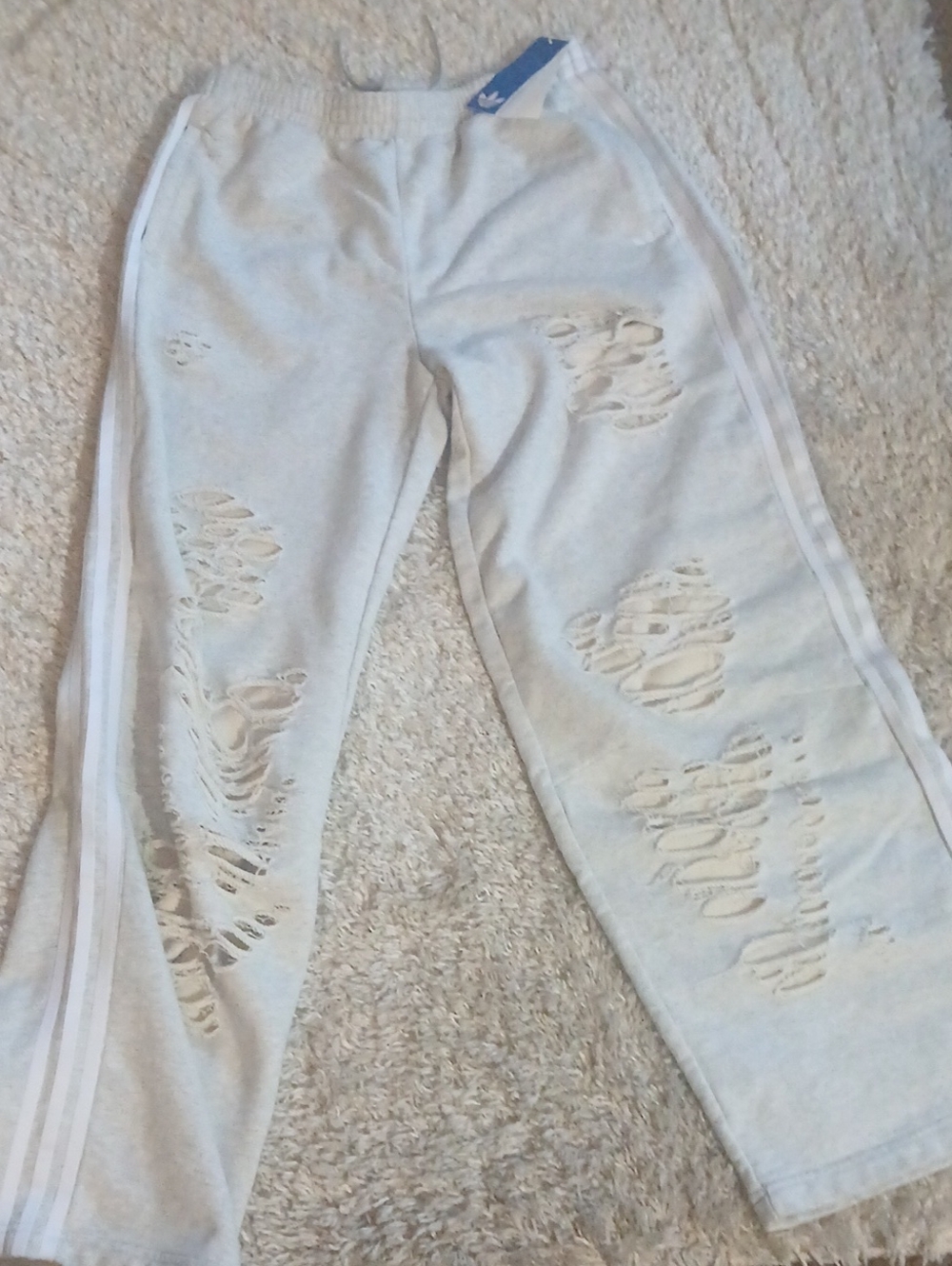 NWT ADIDAS DISTRESSED JOGGERS